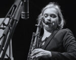 Das Prof-Jazzorchester Kicks'n Sticks aus der Metropolregion Rhein-Neckar stellte am 04.02.18 ihr neues Album " Das was bleibt " in der Feuerwache Mannheim vor.
Bild: Saxophonistin Cordula Hamacher, laengjaehriges Mitglied der Bigband hat gerade auch ihre neue cd Feinherb-wait a minute in Triobesetzung rausgebracht.
© Rinderspacher Cordula_Hamacher,