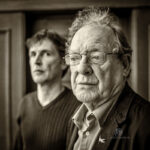 Phil Minton & Carl Ludwig Hübsch - Foto: Frank Schindelbeck Jaz, Minton, Huebsch, Ruder, Wiesbaden, 180323