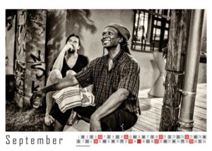 Hamid Drake (John Dikeman) Jazzkalender 2020 - Hamid Drake (John Dikeman) - Photo: Schindelbeck