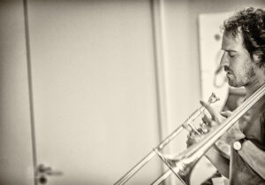 Joe Sachse + Nils Wogram - Photo: Frank Schindelbeck