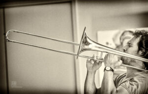 Joe Sachse + Nils Wogram - Photo: Frank Schindelbeck