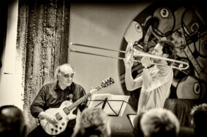 Joe Sachse + Nils Wogram - Photo: Frank Schindelbeck