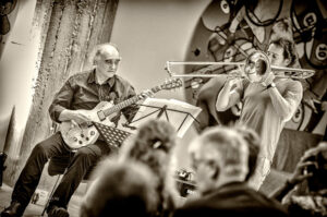 Joe Sachse + Nils Wogram - Photo: Frank Schindelbeck