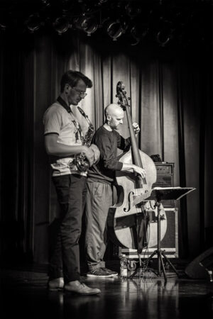 Schmid's Huhn - mit Stefan Karl Schmid, Leonard Huhn, Stefan Schoenegg, Fabian Arends - Mannheim 250505 - Photo: Schindelbeck