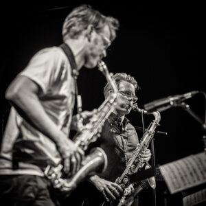 Schmid's Huhn - mit Stefan Karl Schmid, Leonard Huhn, Stefan Schoenegg, Fabian Arends - Mannheim 250505 - Photo: Schindelbeck