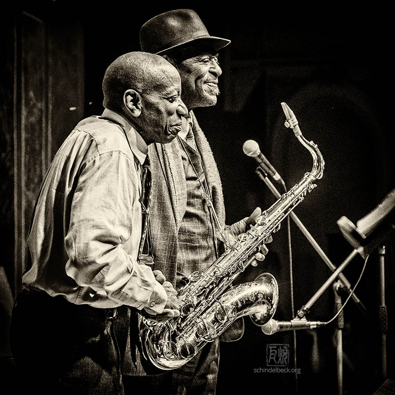 Archie Shepp, Reggie Workman - Photo: Frank Schindelbeck Jazzfotografie