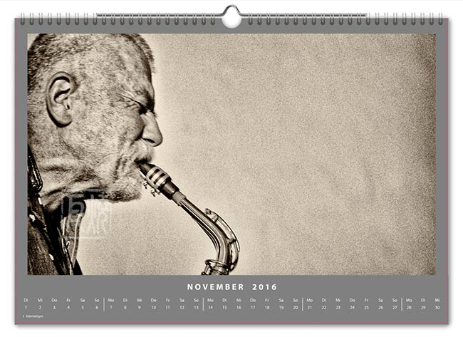 Jazzkalender 2016 - Peter Brötzmann