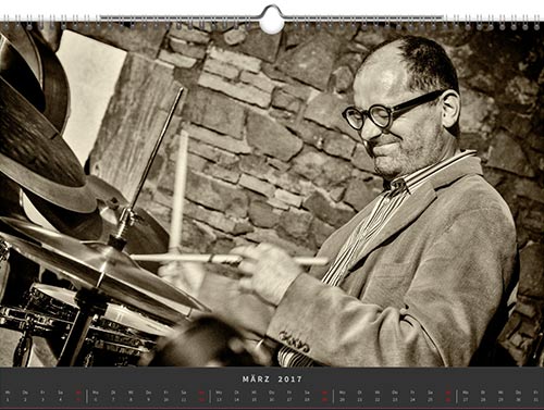 Jazzkalender 2017 von Frank Schindelbeck