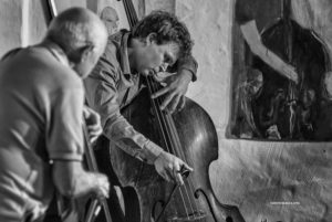Barre Phillips, Sebastian Gramss - Schifferstadt 2013 - Photo: Schindelbeck