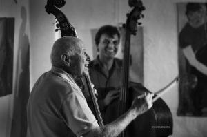 Barre Phillips, Sebastian Gramss - Schifferstadt 2013 - Photo: Schindelbeck