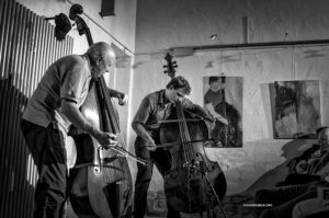 Barre Phillips, Sebastian Gramss - Schifferstadt 2013 - Photo: Schindelbeck