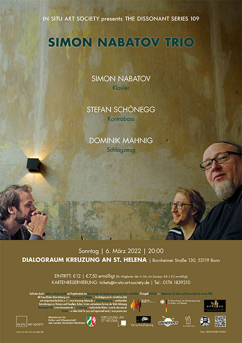 Nabatov Trio Bonn Plakat 220306
