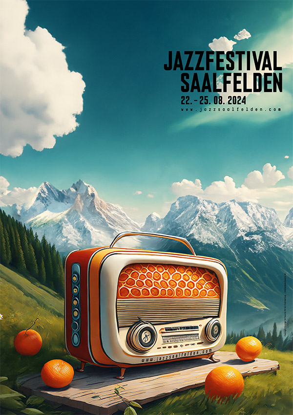 Jazzfestival Saalfelden 2024 - Plakat