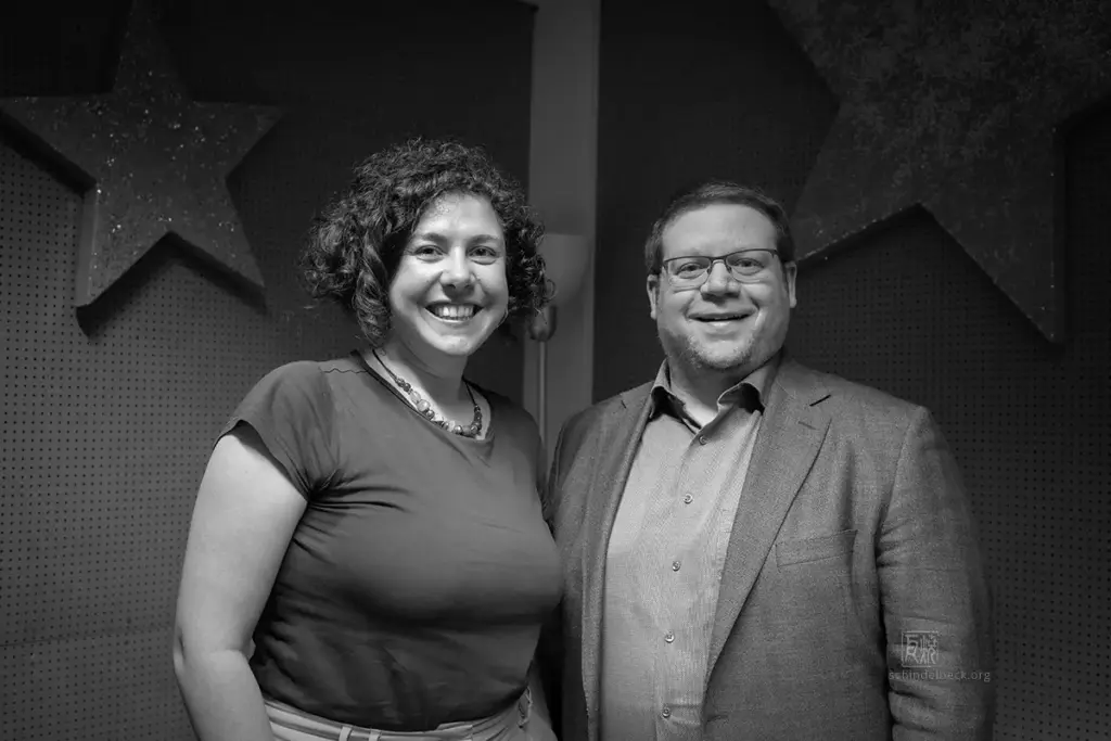 Juliana Blumenschein und Daniel Prandl bei Jazzology, der Jazzsendung im Bermudafunk - Foto: Frank Schindelbeck