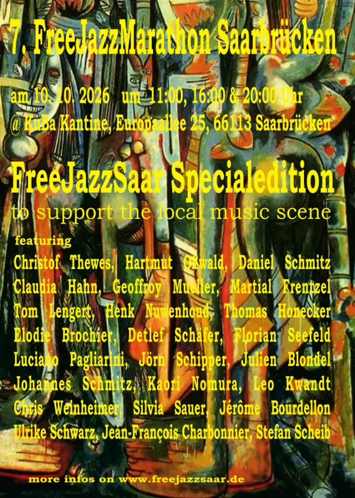Freejazz Marathon Saarbrücken 2026