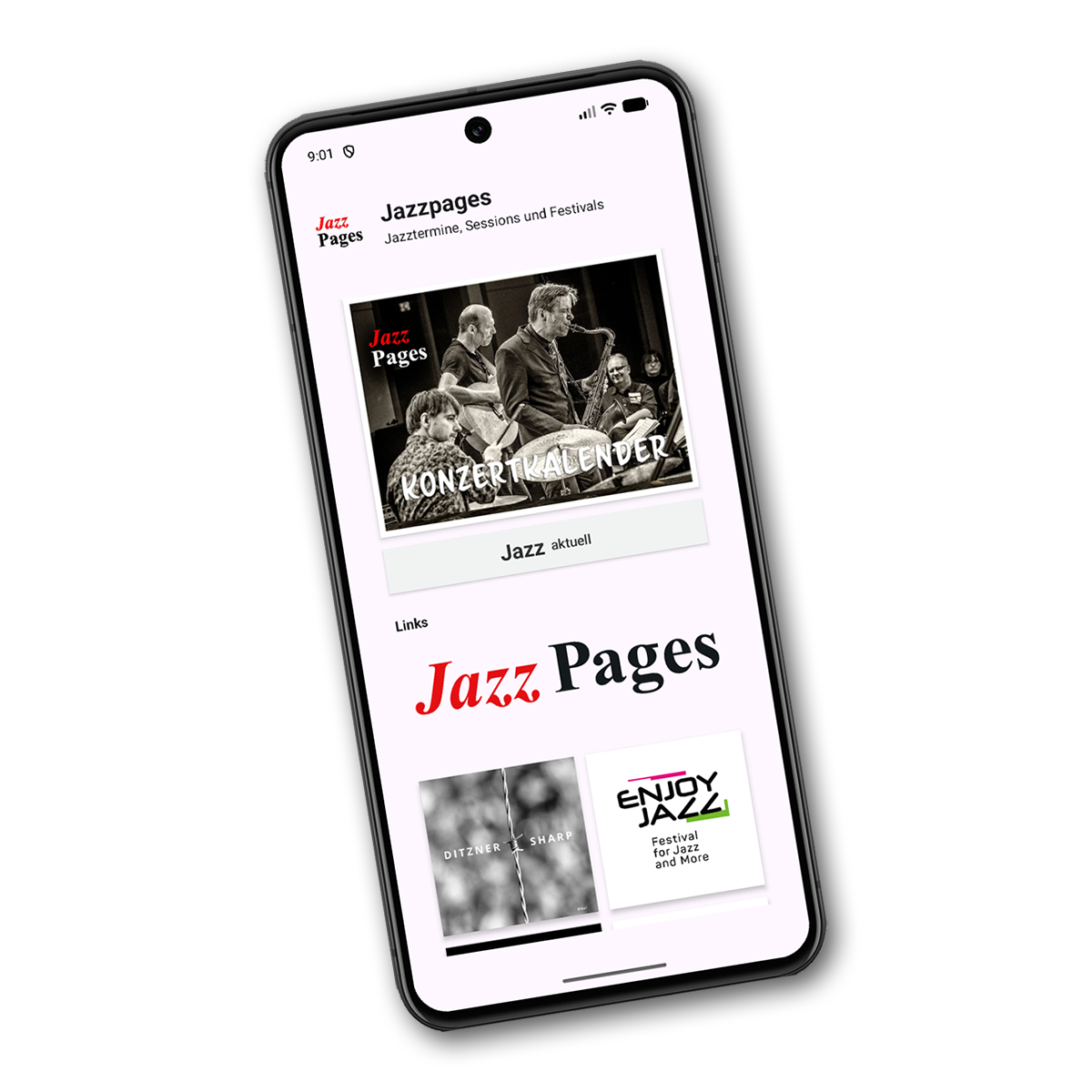 Jazzpages App -Jazz Konzertkalender