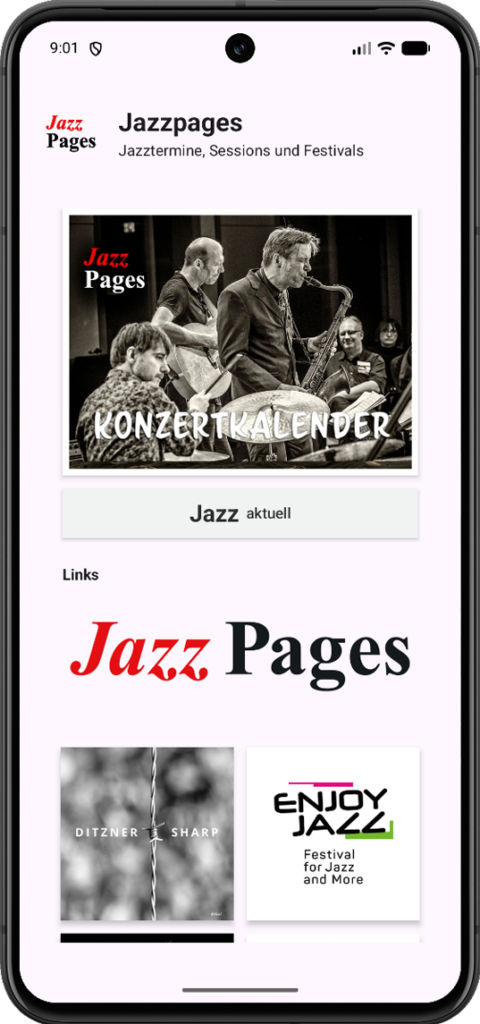 Android App - Jazzpages Konzertkalender