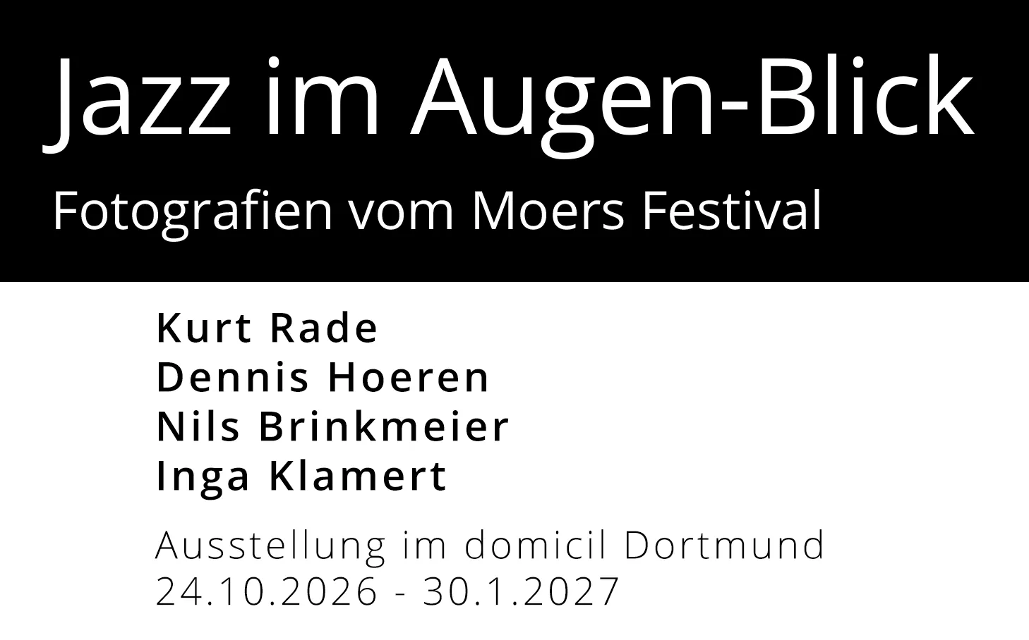 Moers Fotoausstellung domicil