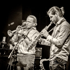 Lorenz Raab und Band im Porgy & Bess, Wien, Januar 2020 - Photo: Frank Schindelbeck