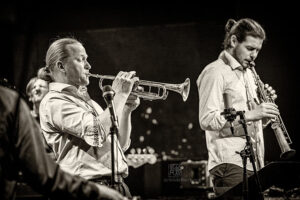 Lorenz Raab und Band im Porgy & Bess, Wien, Januar 2020 - Photo: Frank Schindelbeck