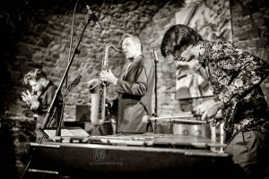 Daniel Erdmann - Velvet Revolution mit Jim Hart und Theo Ceccaldi - Photo: Frank Schindelbeck