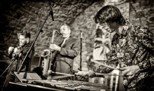 Daniel Erdmann - Velvet Revolution mit Jim Hart und Theo Ceccaldi - Photo: Frank Schindelbeck