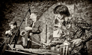 Daniel Erdmann - Velvet Revolution mit Jim Hart und Theo Ceccaldi - Photo: Frank Schindelbeck
