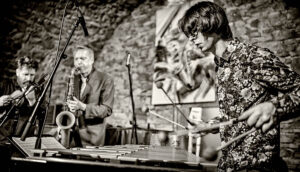 Daniel Erdmann - Velvet Revolution mit Jim Hart und Theo Ceccaldi - Photo: Frank Schindelbeck