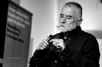 Brötzmann solo - Enjoy Jazz 2012 - Photo: Schindelbeck
