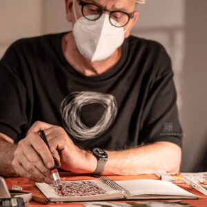 Hennig Bolte - Live Drawing - EJ 20 - Photo: Frank Schindelbeck