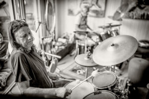 Mani Neumeier + Steff Bollack bei Konzerte am Neckar 220722 - Photo: Frank Schindelbeck