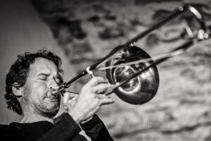 Herings Kultureller Salon mit Nils Wogram, Lömsch Lehmann, Dietmar Fuhr, Hering Cerin - Photo: Frank Schindelbeck