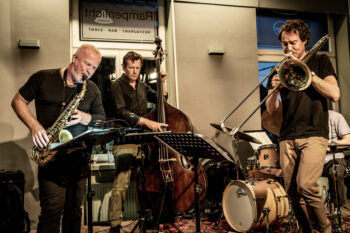 Root 70 mit Nils Wogram, Hayden Chisholm, Matt Penman und Jochen Rückert - Photo: Frank Schindelbeck