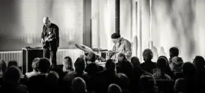 Elliott Sharp - Erwin Ditzner - Enjoy Jazz 2025 - Wilhelm-Hack-Museum - Foto: Frank Schindelbeck Jazzfotografie