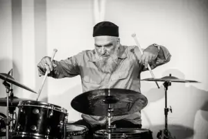 Elliott Sharp - Erwin Ditzner - Enjoy Jazz 2025 - Wilhelm-Hack-Museum - Foto: Frank Schindelbeck Jazzfotografie