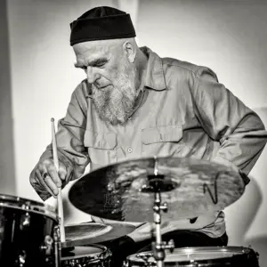 Elliott Sharp - Erwin Ditzner - Enjoy Jazz 2025 - Wilhelm-Hack-Museum - Foto: Frank Schindelbeck Jazzfotografie