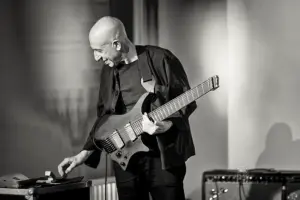 Elliott Sharp - Erwin Ditzner - Enjoy Jazz 2025 - Wilhelm-Hack-Museum - Foto: Frank Schindelbeck Jazzfotografie