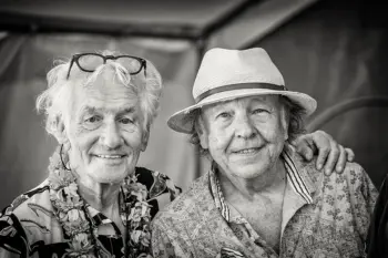 Mani Neumeier mit Zeus B. Held - Photo: Frank Schindelbeck