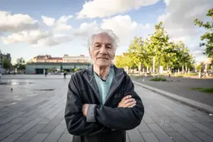 Mani Neumeier bei Frank Schindelbeck im Bermudafunk in der Sendung Jazzology - Frank Schindelbeck Fotografie