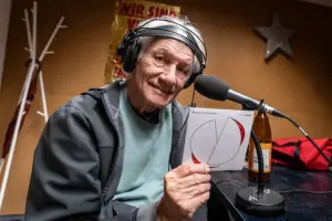 Mani Neumeier bei Frank Schindelbeck im Bermudafunk in der Sendung Jazzology - Frank Schindelbeck Fotografie