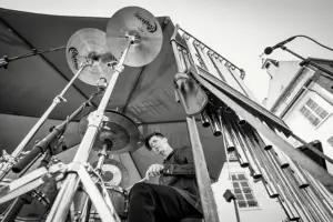 ches Smith - Moers Festival 2026 - Photo: Frank Schindelbeck Jazzofotgrafie