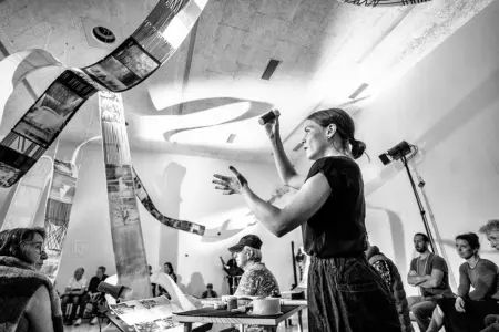 WAS___“ Projekt von MMM, dem Trio Maja Osojnik, Mathia*s Lenz und Matija Schellander beim Jazzfestival Saalfelden 2026