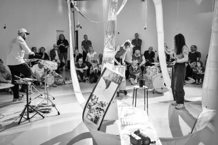 WAS___“ Projekt von MMM, dem Trio Maja Osojnik, Mathia*s Lenz und Matija Schellander beim Jazzfestival Saalfelden 2026