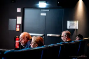 Claus Boesser-Ferrari / Elliott Sharp / Rudij Bergmann beim fixcel records CD Release von "Immigrant's NO Suitcase" im Rahmen von Enjoy Jazz. Foto: Frank Schindelbeck Jazzfotografie