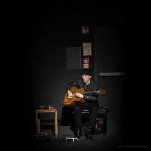 Claus Boesser-Ferrari / Elliott Sharp / Rudij Bergmann beim fixcel records CD Release von "Immigrant's NO Suitcase" im Rahmen von Enjoy Jazz. Foto: Frank Schindelbeck Jazzfotografie
