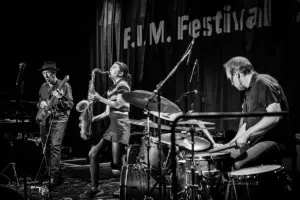 Elliott Sharp, Camila Nebbia, Paal Nilssen-Love - F.I.M. Festival Frankfurt 2026 - Foto: Frank Schindelbeck