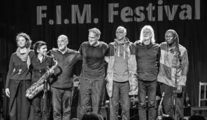 Marta Warelis, Camila Nebbia, Phillip Gropper, Eivind Aarset, Shahzad Ismaily, Hamid Drake - F.I.M. Festival Frankfurt 2026 - Foto: Frank Schindelbeck